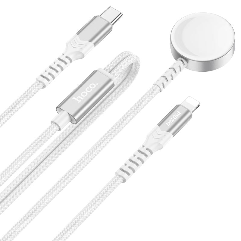 CW54 2 - in - 1 charging cable iP+iWatch - White - Saif Al Najmi KwWatch CableHocoSaif Al Najmi KwCW54 WHITE132492CW54 2 - in - 1 charging cable iP+iWatch - White - Saif Al Najmi Kw